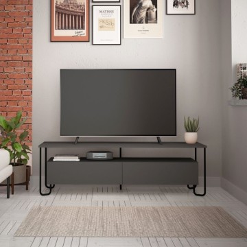 Cornea porte TV deux portes anthracite
