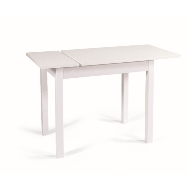 Firenze 90x60 table à rallonge en frêne blanc Firenze 90x60 table à rallonge en frêne blanc