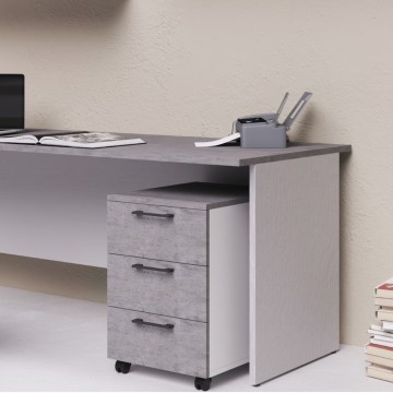 Commode de bureau en ciment Hibiscus
