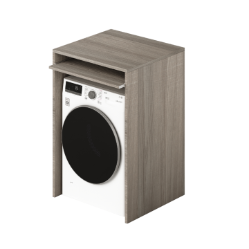 Housse en bois pour lave-linge 71x65x105 orme