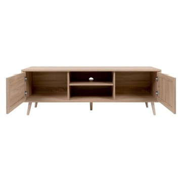 Bali 56A Meuble TV 2 portes effet osier