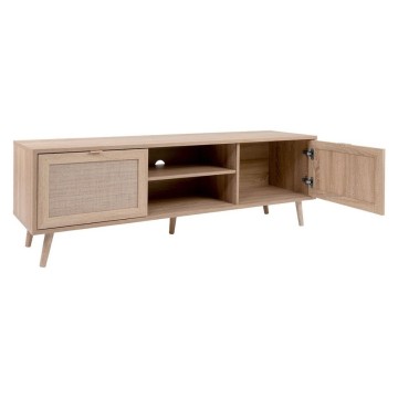 Bali 56A Meuble TV 2 portes effet osier