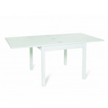 Firenze table double 90x90 en frêne blanc