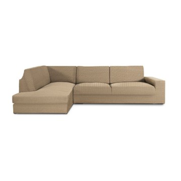 Jaz housse de canapé d'angle gauche beige 350-500