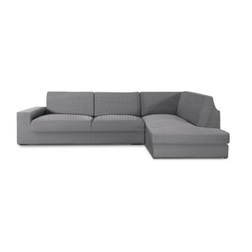 Jaz housse de canapé d'angle droit gris 350-500