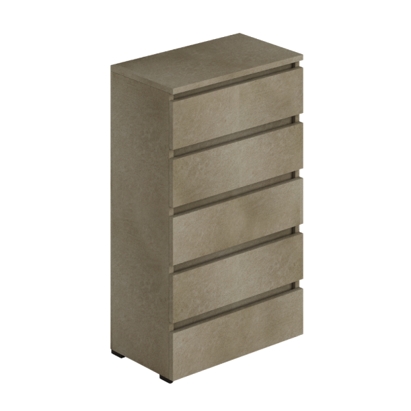 Commode en terre cuite 5 tiroirs 75x40x127H Commode en terre cuite 5 tiroirs 75x40x127H