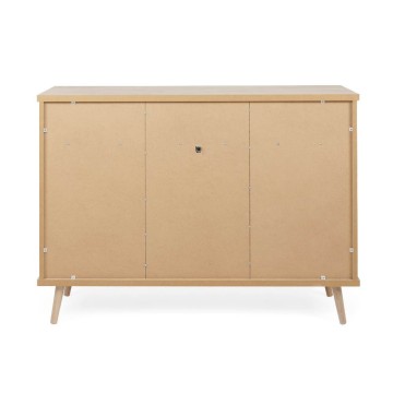 Epik 51 gris anthracite chêne buffet 3 portes 120x40x88,3