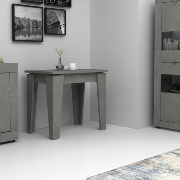 Table console à rallonge 50x90 cm en ciment Natron