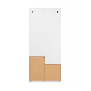 Image41B armoire d'entrée blanche avec miroir