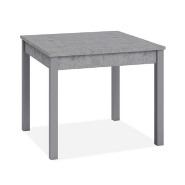 Table à rallonge FLORENCE 90x60 couleur ciment