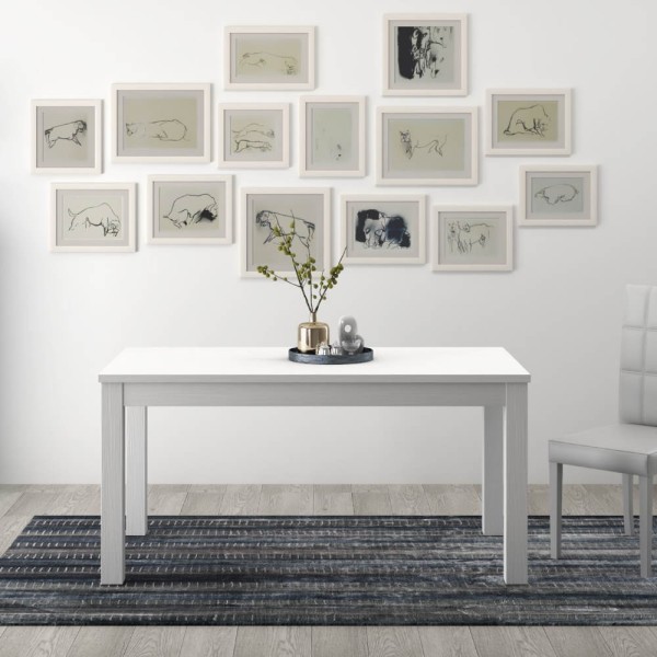 Table à rallonge FIRENZE 140x85 frêne blanc Table à rallonge FIRENZE 140x85 frêne blanc