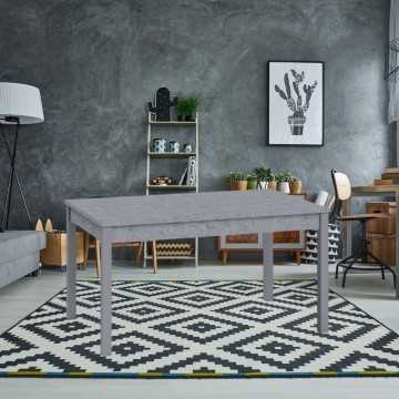 Table à rallonge FIRENZE 140x85 béton