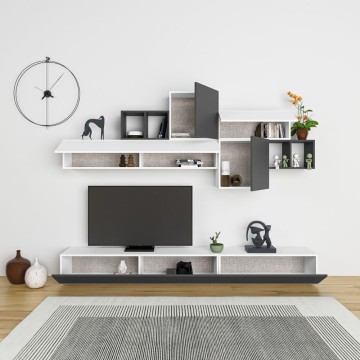 Tromen 260 cm Tromen mur de rangement anthracite blanc MTV234474
