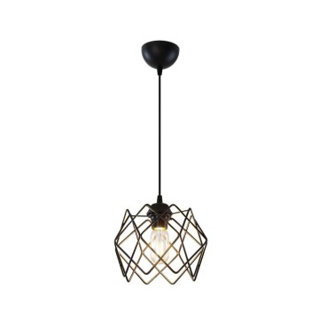 Lampe suspendue Koza MDL3852 cage noire