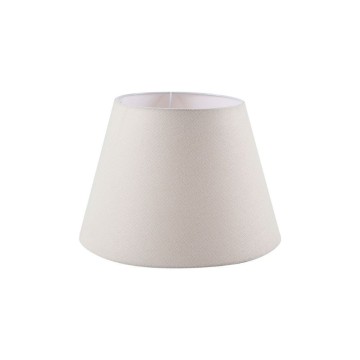 Abat-jour trépied MDL2632 tissu conique blanc