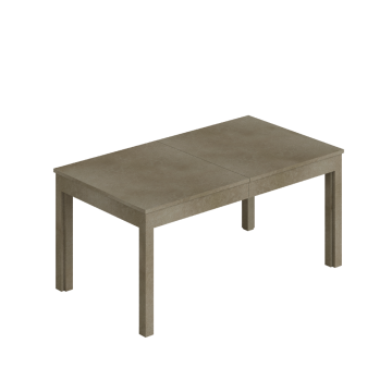 Table Super4 160x90 extensible à 320 cm d'argile