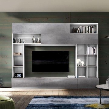 Boran beton blanc mur de rangement