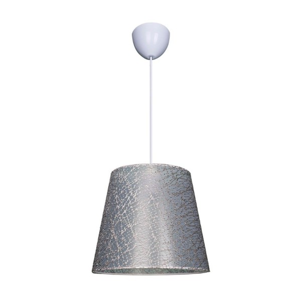 Lampe suspendue en tissu gris Conic ASZ0777 Lampe suspendue en tissu gris Conic ASZ0777