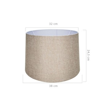 Abat-jour déco MDL3013 tissu sable