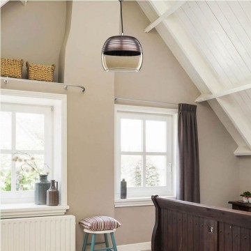 Lampe suspendue Punto ASZ0856 diffuseur en verre inversé