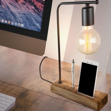Vito MDL4285 lampe de bureau avec support pour téléphone portable