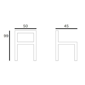 Tabouret Oxy 99 H en polypropylène anthracite
