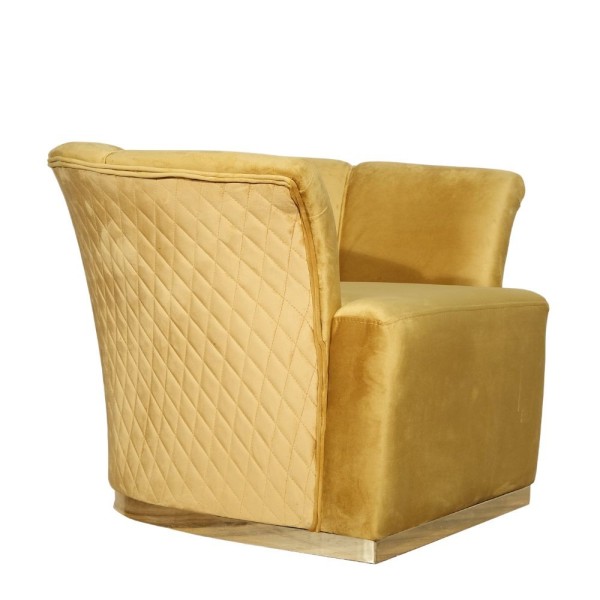 Fauteuil moutarde Argentario Berger Fauteuil moutarde Argentario Berger