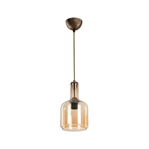 Lampe suspendue Boston MDL3554 avec abat-jour en verre fumé Lampe suspendue Boston MDL3554 avec abat-jour en verre fumé