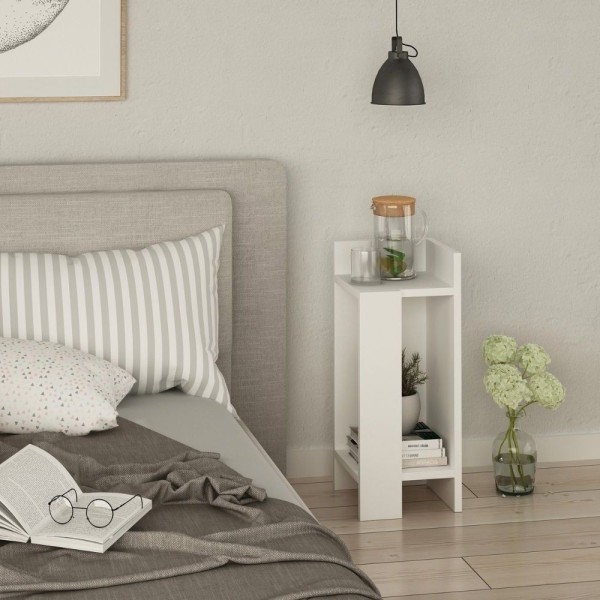 Table basse design Elos blanc 25x25x60h droite Table basse design Elos blanc 25x25x60h droite