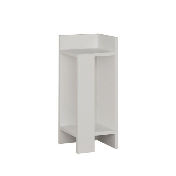 Table basse design Elos blanc 25x25x60h droite Table basse design Elos blanc 25x25x60h droite