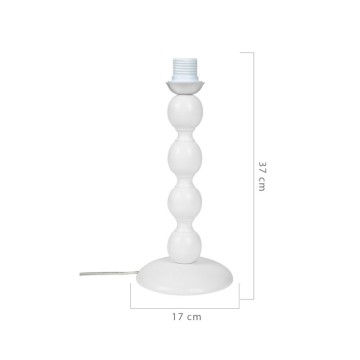 Lampe à poser Laguna ASZ0550 bois naturel blanc