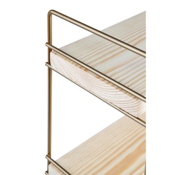 Etagère Hobby 3 étagères 40x13x40 bronze ASZ1572