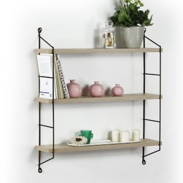 Etagère Neelix avec 3 étagères en chêne 60x15x68 chêne MT1911051