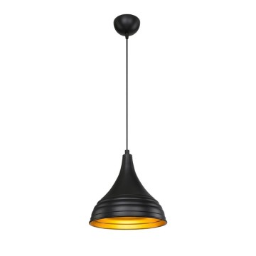 Leda ASZ1338 lampe suspendue en métal noir