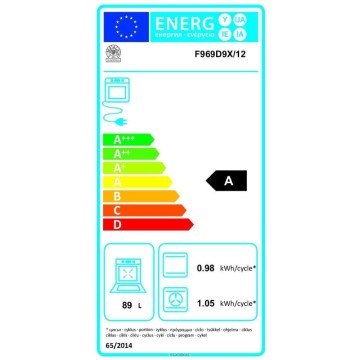 Four électrique Bertazzoni F969D9X12 acier inoxydable