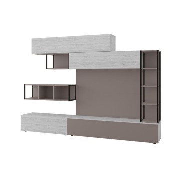 Tronador 260 cm. moka clair et blanc antique MTV234464